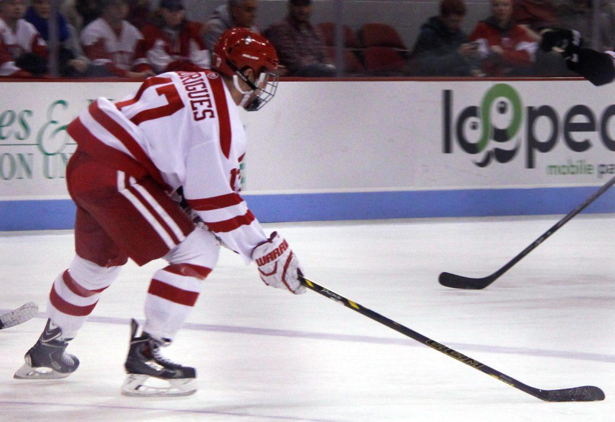 Evan Rodrigues. PHOTO BY ALEXANDRA WIMLEY/DAILY FREE PRESS STAFF