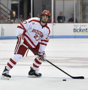 Somerby will be BU's sole senior drafted by an NHL team. PHOTO BY MADDIE MALHOTRA/DAILY FREE PRESS STAFF