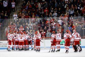 The current freshman class has helped propel the Terriers on an eight-game win streak. (Photo by John Kavouris/Daily Free Press Staff)