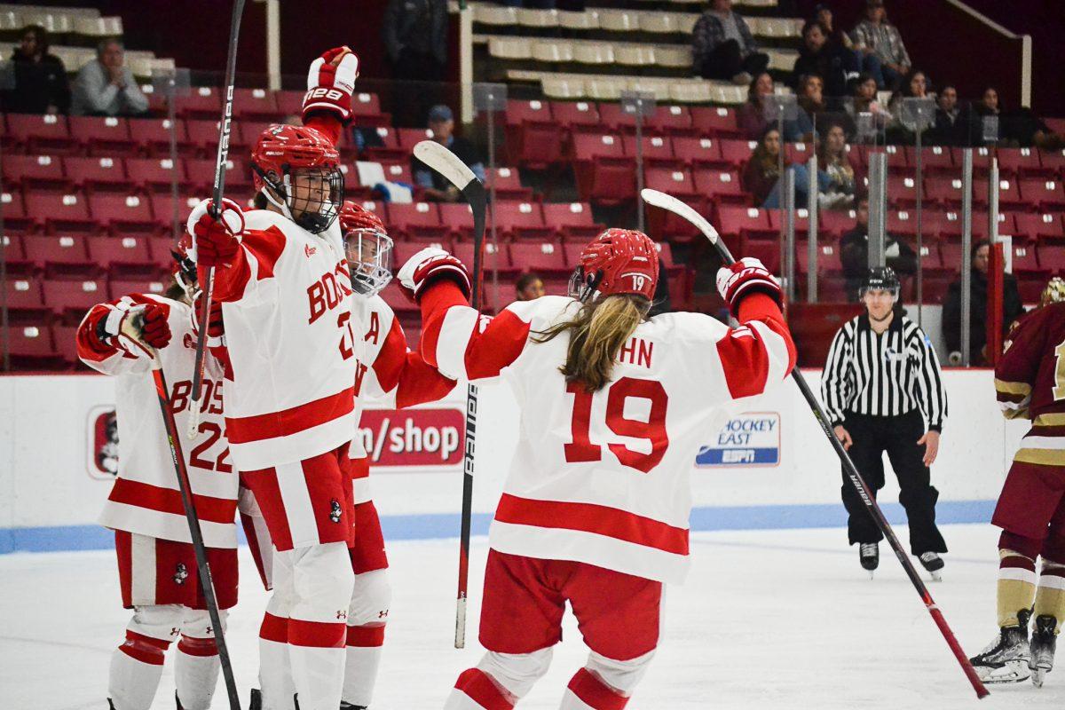 Terriers third period comeback not enough to edge Boston College in Saturday’s second matchup