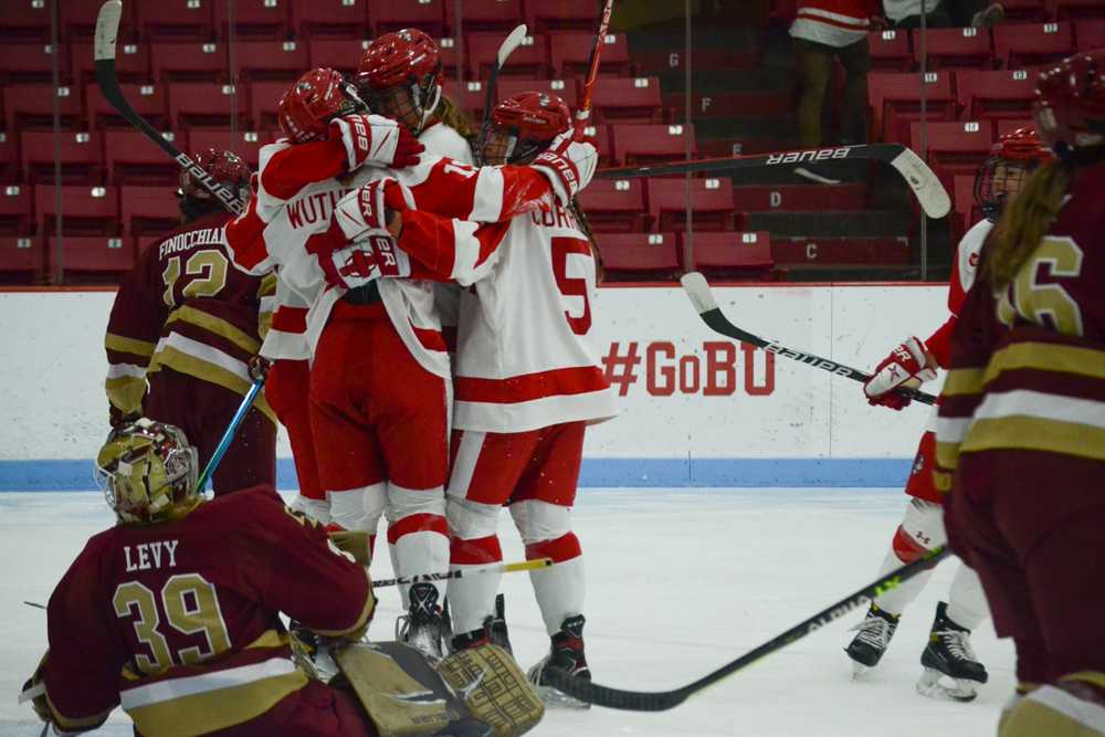 Battle of Comm Ave Returns for Women’s Hockey