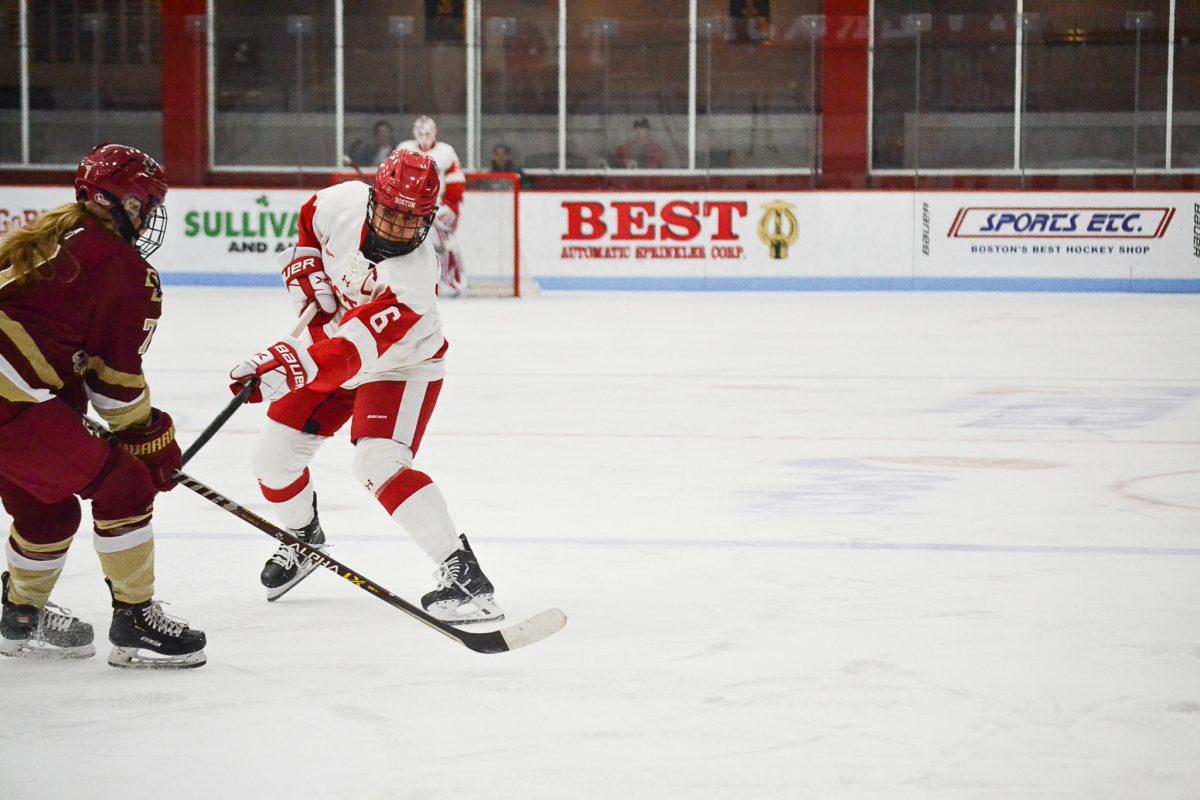 Terriers look to respond against Merrimack College after being swept in the Battle of Comm Ave