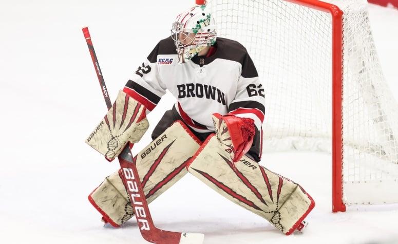 Brown goaltender Mathieu Caron transfers to BU