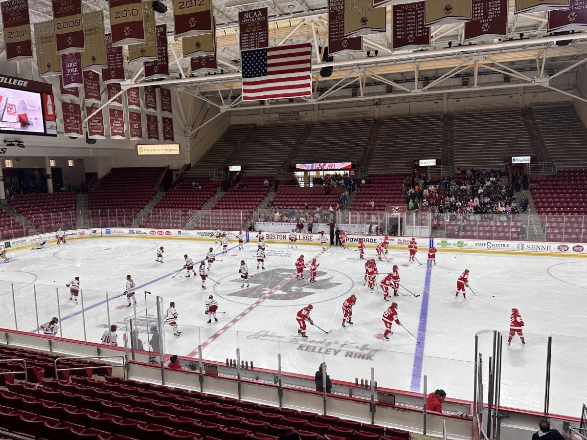 WIH falls 5-3 in back-and-forth game against Boston College