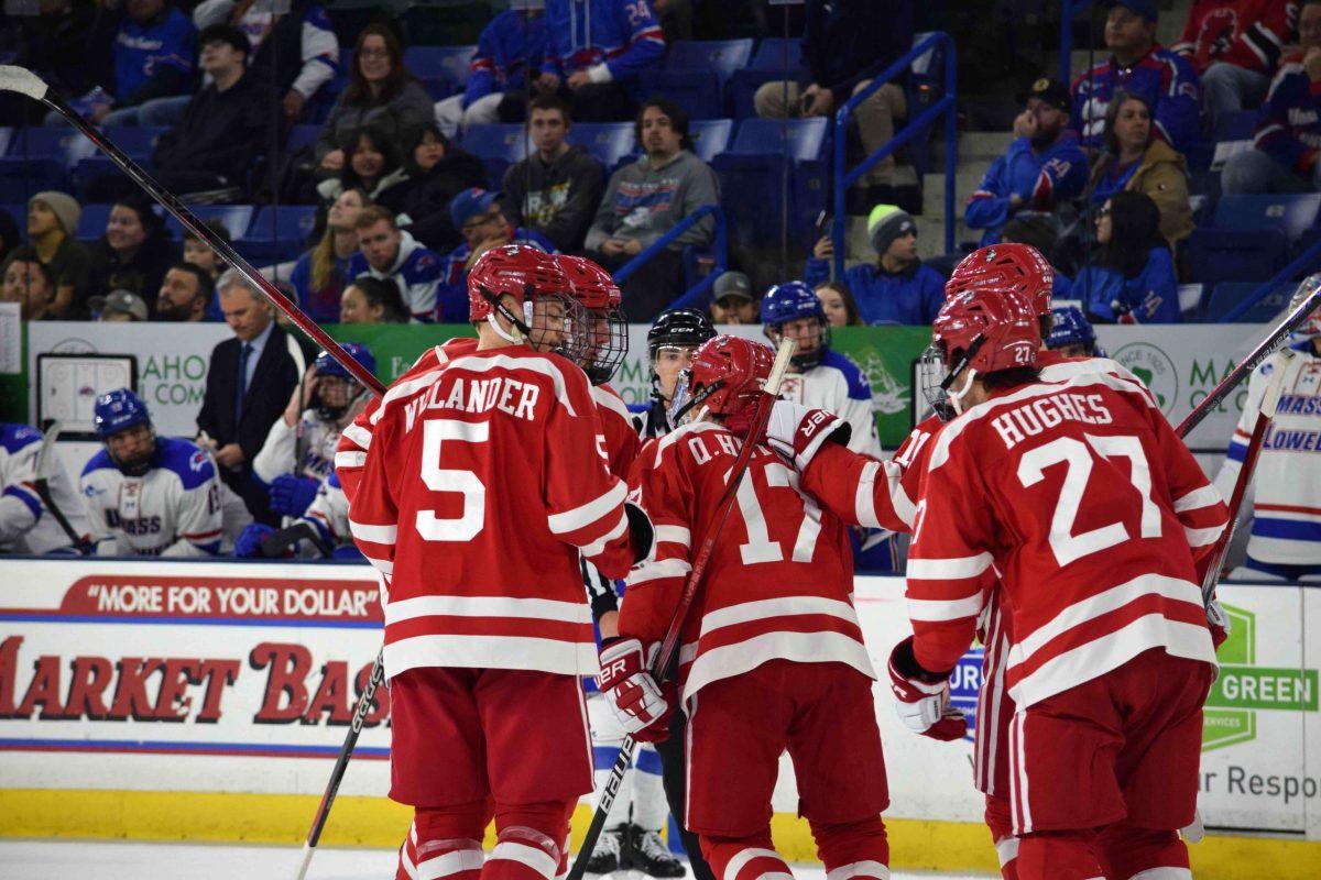 Ryan Greene, Quinn Hutson deliver in 3-2 win over UMass Lowell