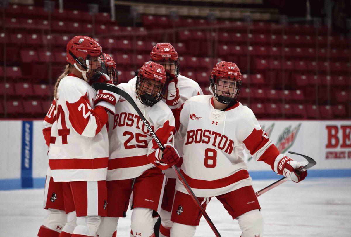 Terriers show third-period composure, beat Holy Cross 2-1 at Walter Brown Arena