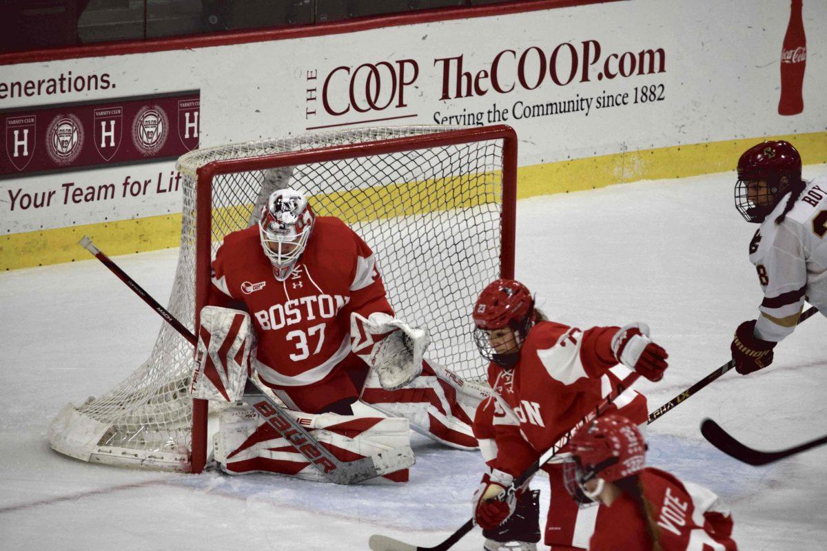 Callie Shanahan begins ‘comeback tour’ in 27-save Beanpot semifinal performance