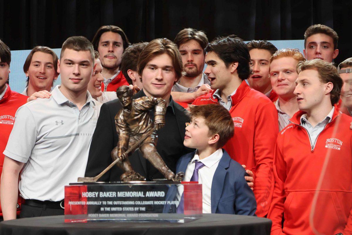 ‘It’s a surreal feeling’: Macklin Celebrini wins 2024 Hobey Baker Award