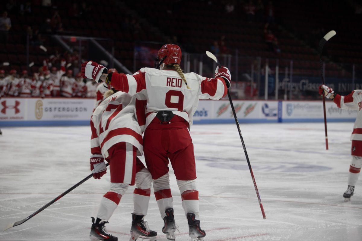 October 10, 2024. Boston, MA, USA. BU WIH vs MC. Cristina Romano