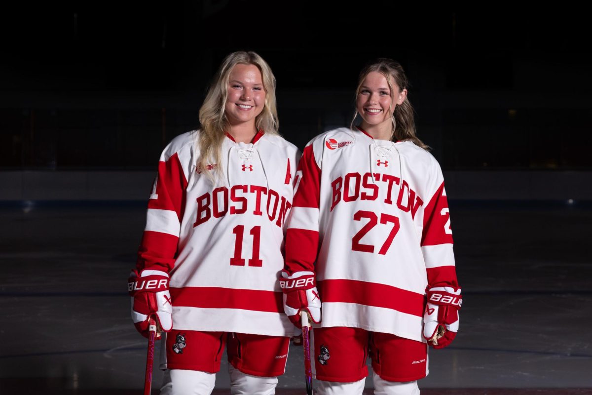 Sisters in stride: Healey sisters bring balance and bond to BU women's hockey