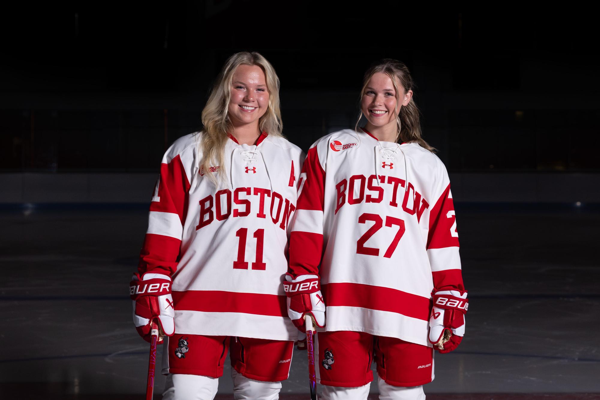 Sisters in stride: Healey sisters bring balance and bond to BU women's hockey