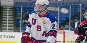 Kieffer Bellows was the latest first-round selection from BU in last night's draft. PHOTO COURTESY OF USA Hockey