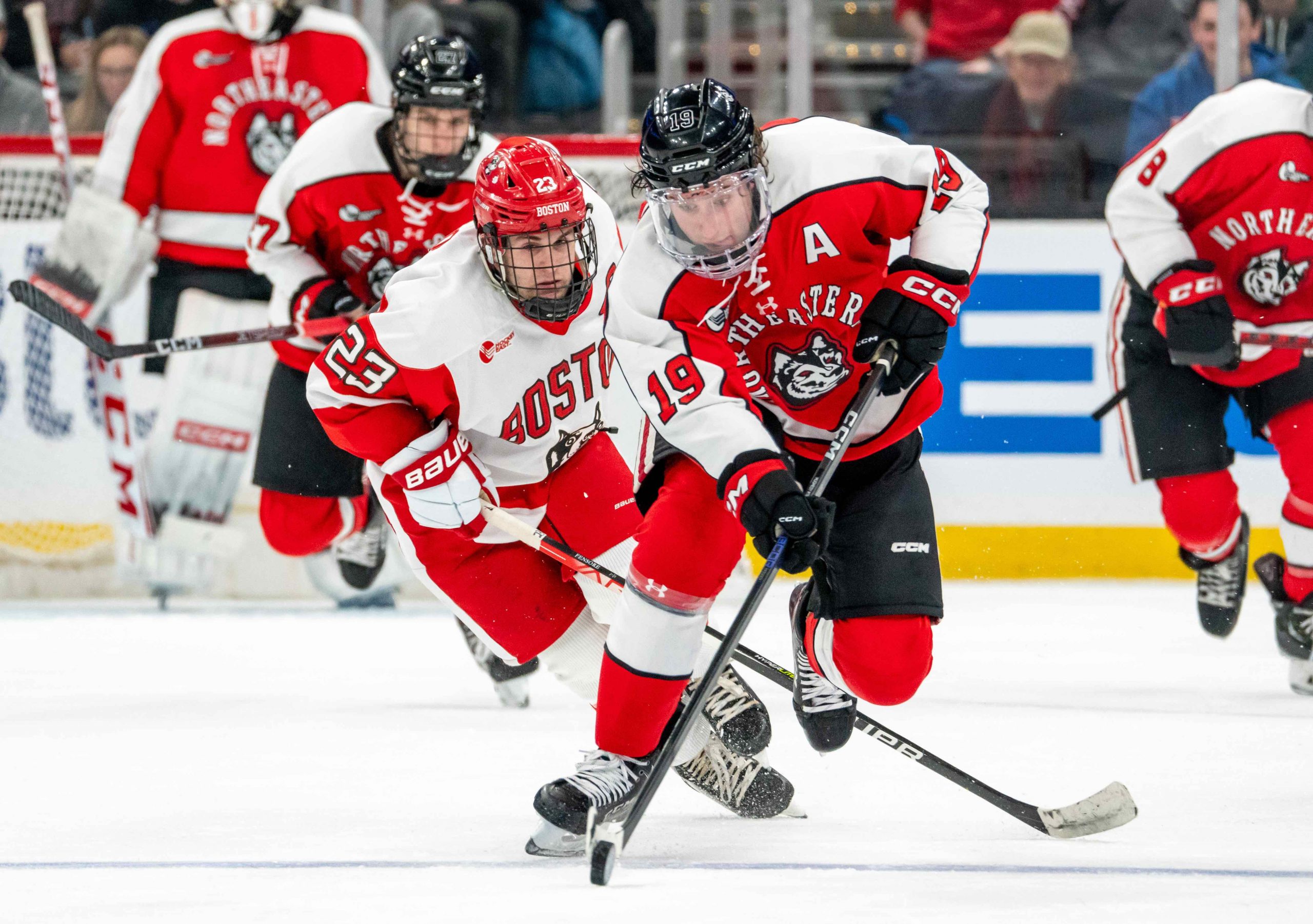 Nerves get the best of BU, as the Terriers fall to Northeastern 3-1 in Beanpot semifinals