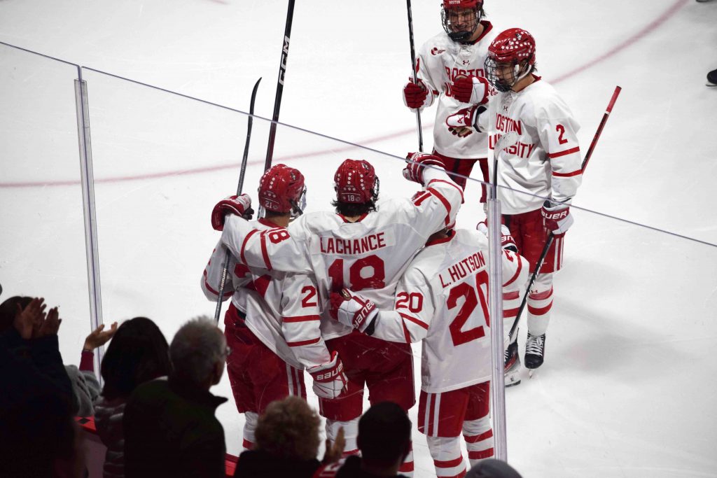 Terriers top Providence 5-2 led by two-goal night from Shane Lachance