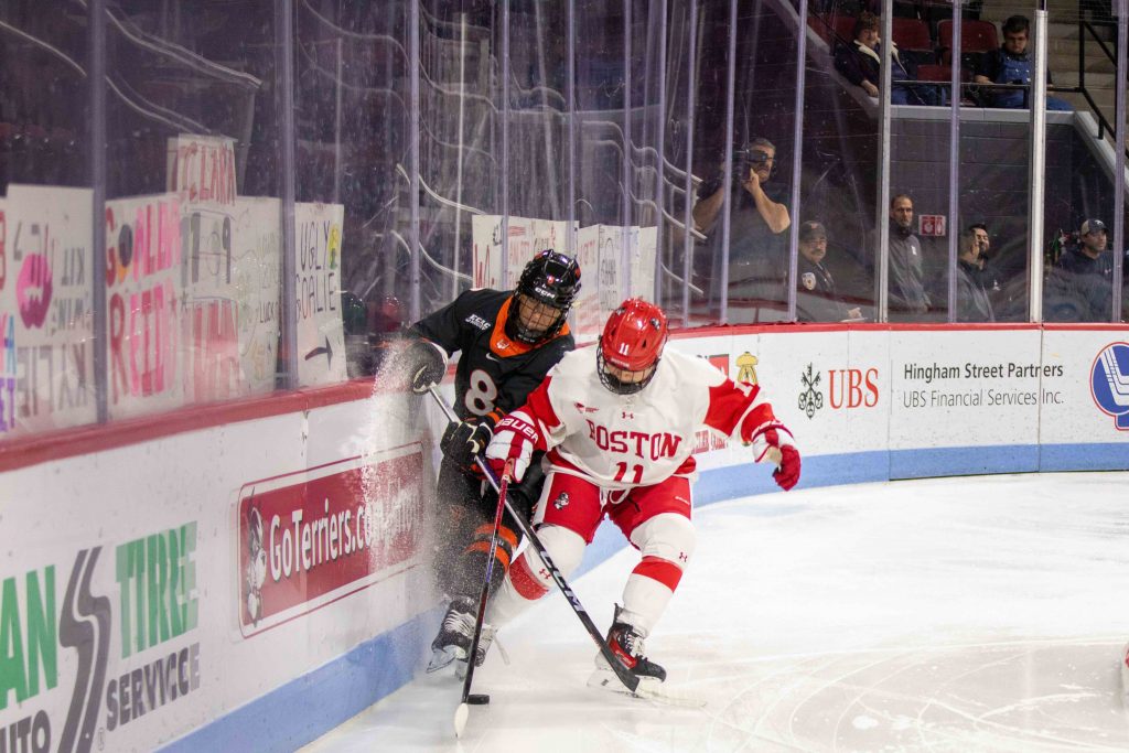 Women’s hockey outclassed 8-1 to Princeton in Agganis Arena finale